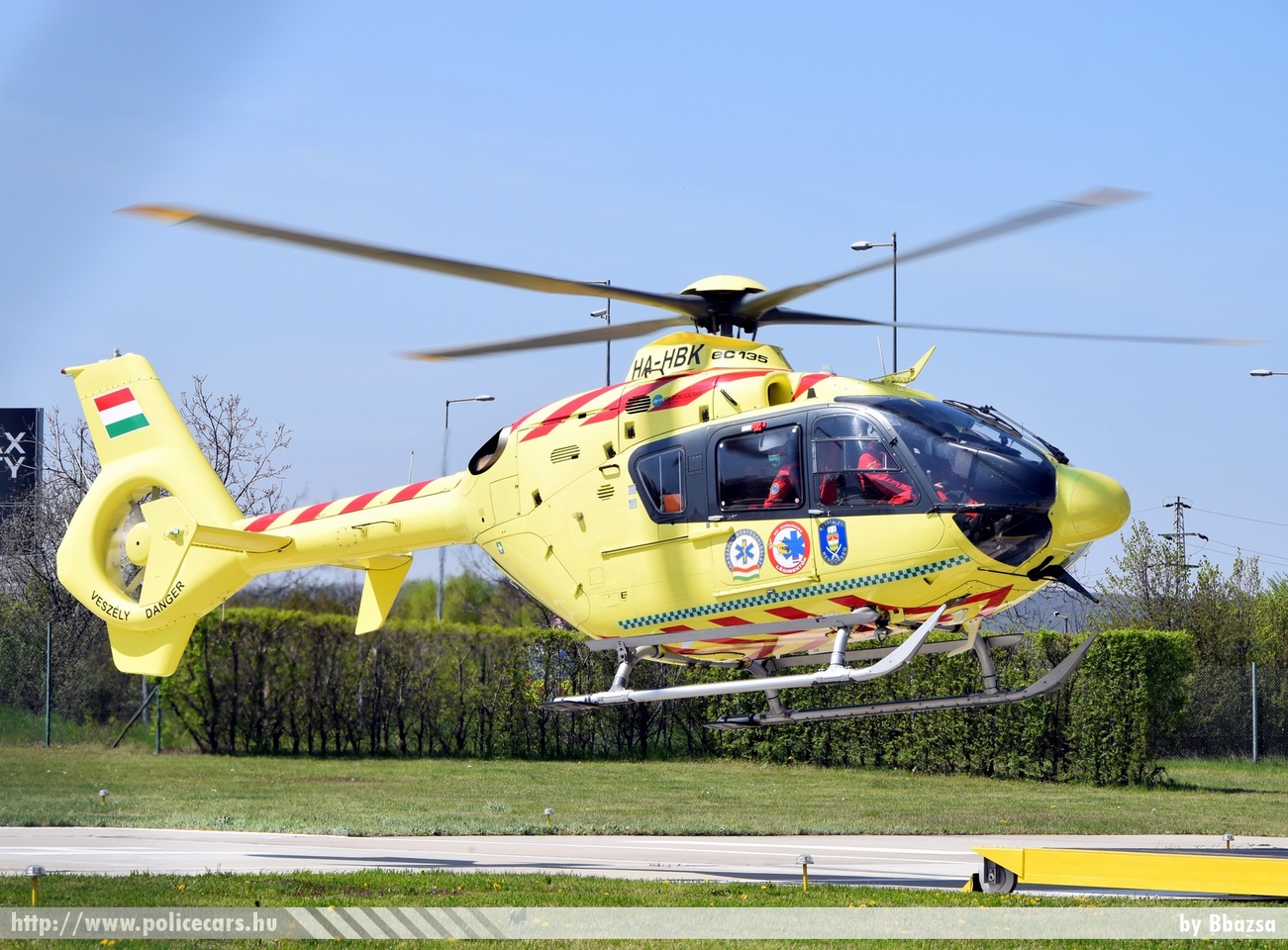 Eurocopter EC135 P2+ HA-HBK, Magyar Légimentõ Nonprofit Kft., fotó: Bbazsa
