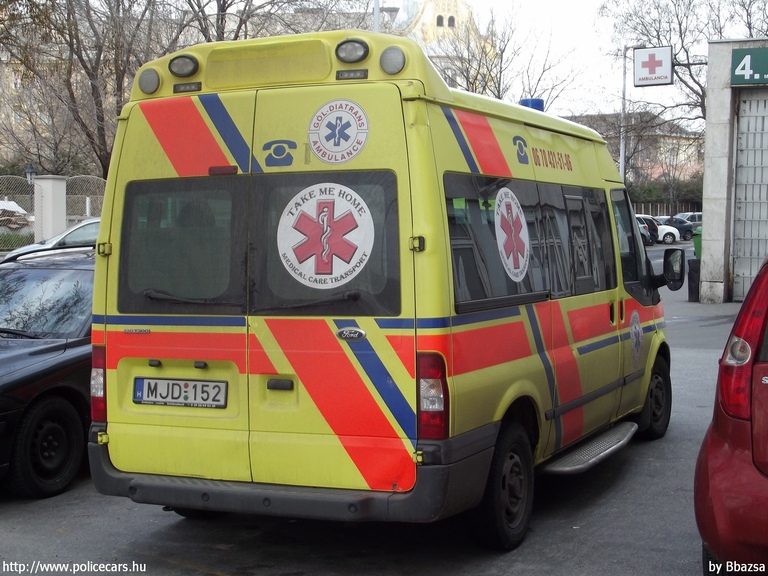 Ford Transit, Gól-Diatrans Kft., fotó: Bbazsa
Keywords: mentő mentőautó magyar Magyarország MJD-152