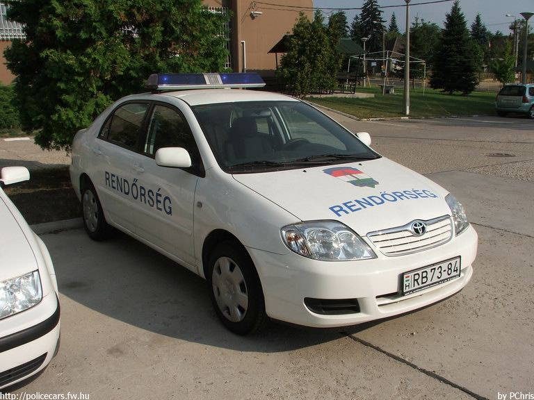Toyota Corolla, fotó: PChris
Keywords: rendőr rendőrautó rendőrség RB73-84 magyar Magyarország police policecar Hungary hungarian