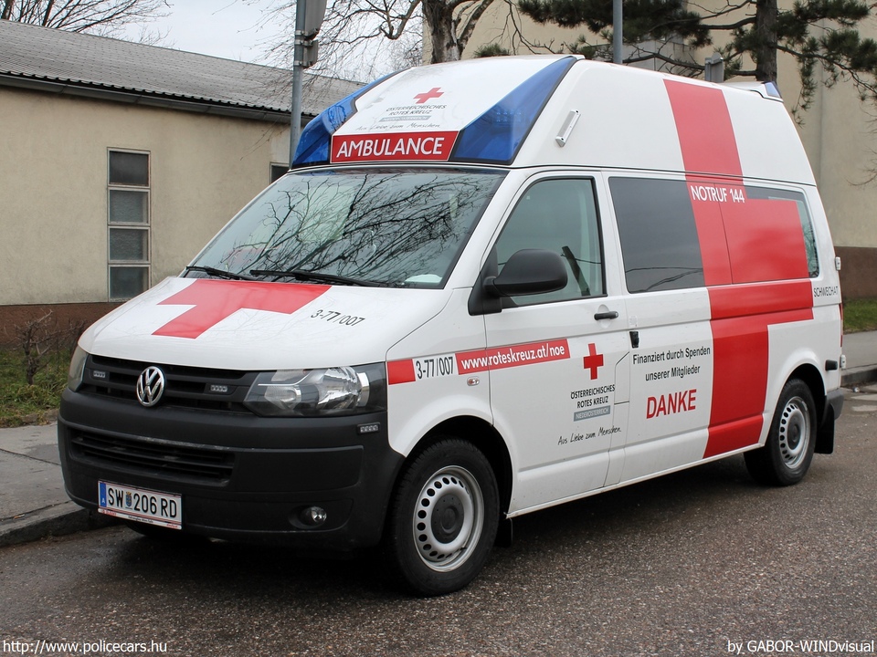 Volkswagen Transporter T5 facelift, fotó: GABOR-WINDvisual
Keywords: osztrák Ausztria mentő mentőautó SW-206RD