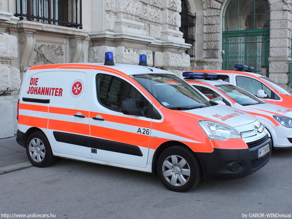 Citroen Berlingo, Die Johanniter,  fotó: GABOR-WINDvisual
Keywords: osztrák Ausztria mentő mentőautó ambulance austrian Austria