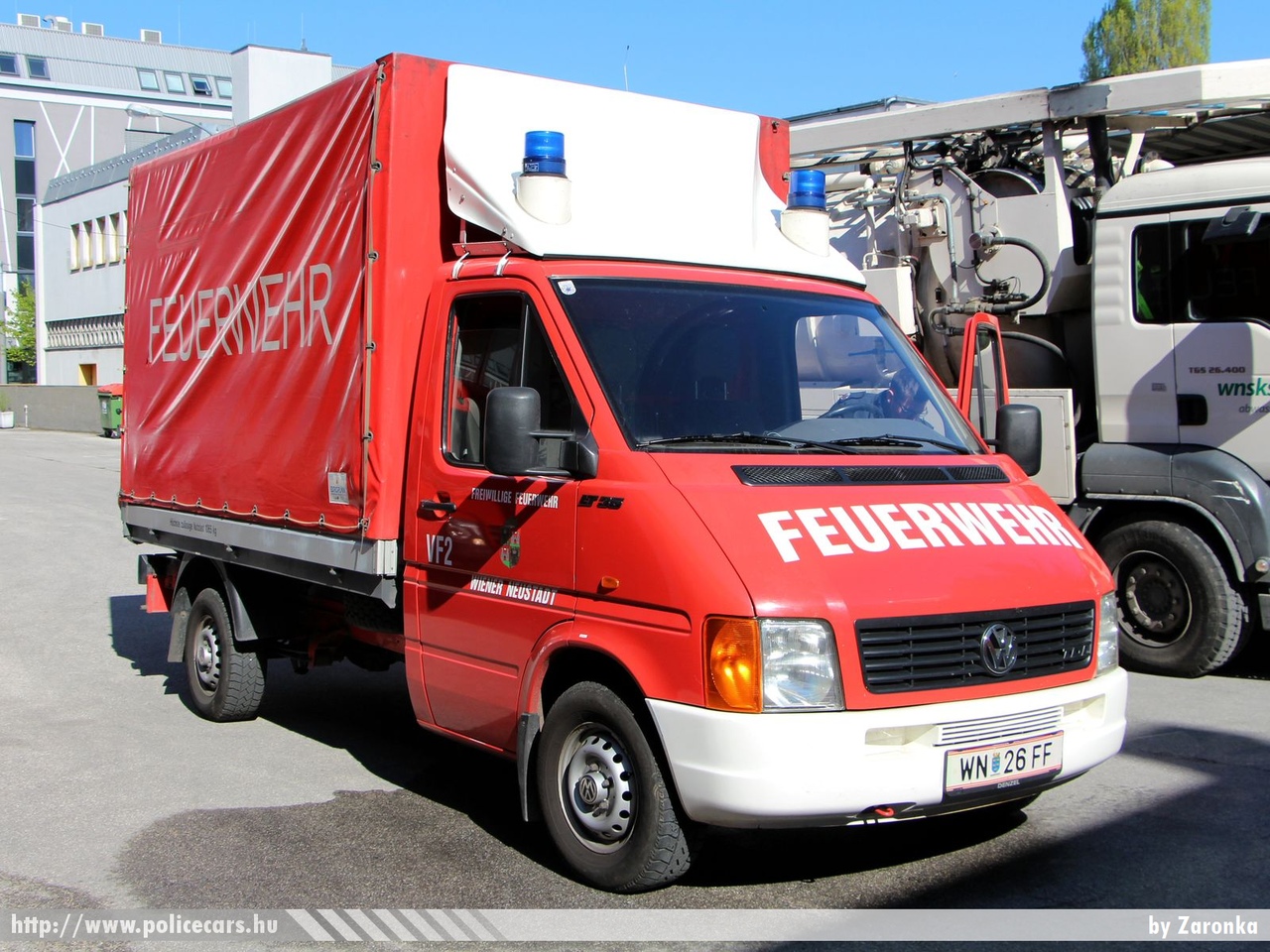 Volkswagen LT35, Wiener Neustadt, fotó: Zaronka 
Keywords: Ausztria osztrák tûzoltó tûzoltóautó tûzoltóság 