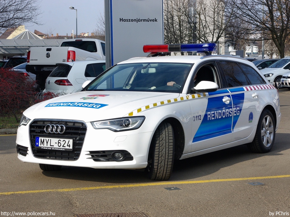 Audi A6 Avant V6 3.0 TDI quattro, fotó: PChris
Keywords: rendőr rendőrautó rendőrség magyar Magyarország MYL-624 police policecar Hungary hungarian