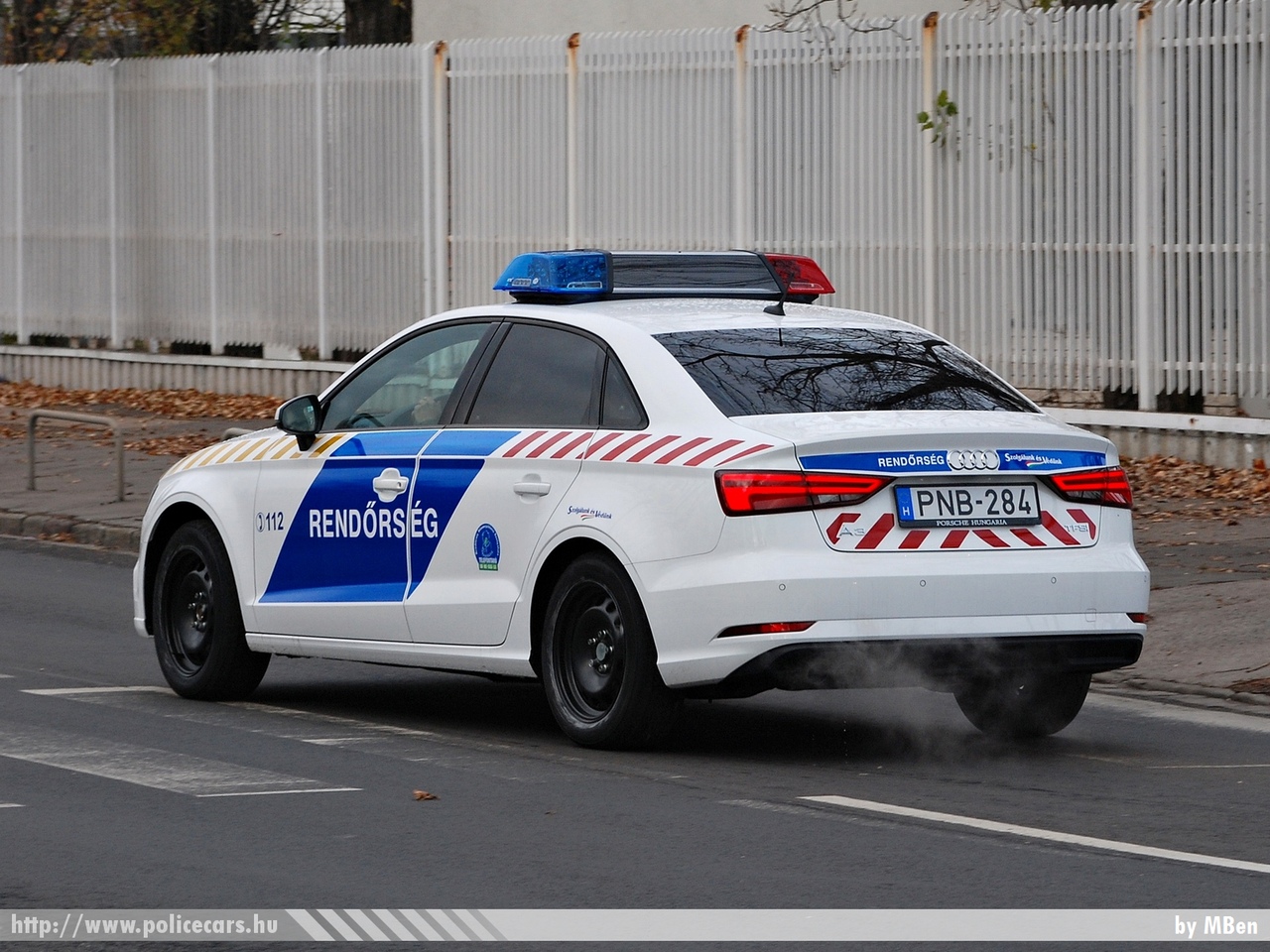 Audi A3 Limousine TFSI,  fotó: MBen
Keywords: PNB-284 rendőr rendőrautó rendőrség magyar Magyarország   Hungary hungarian police policecar 