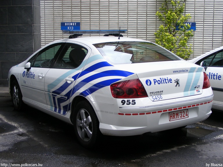 Peugeot 407, fotó: Bbazsa
Keywords: rendőrautó rendőrség rendőr belga Belgium