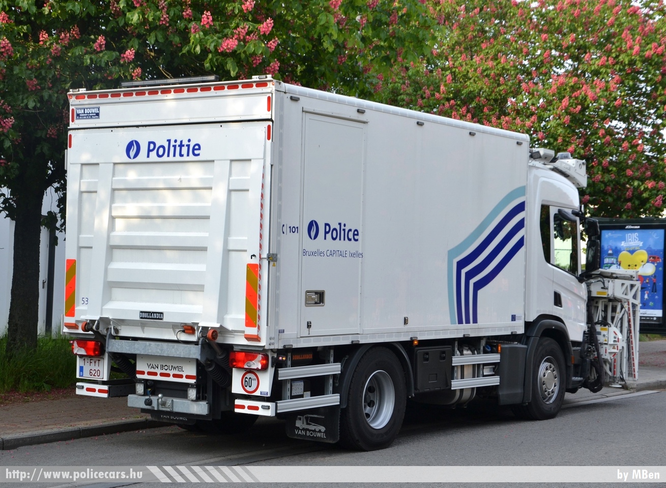 Scania Van Bouwel Hekwerk, Police Bruxelles Capitale Ixelles, fotó: MBen
Keywords: belga Belgium rendőr rendőrautó rendőrség belgian police policecar
