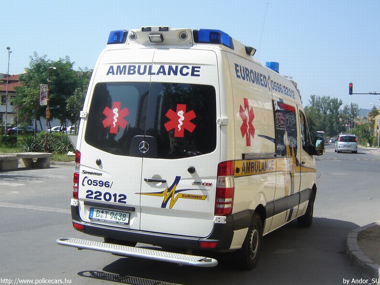 Mercedes Sprinter II 315 CDi, fotó: Andor_SU
Keywords: bolgár Bulgária mentő mentőautó