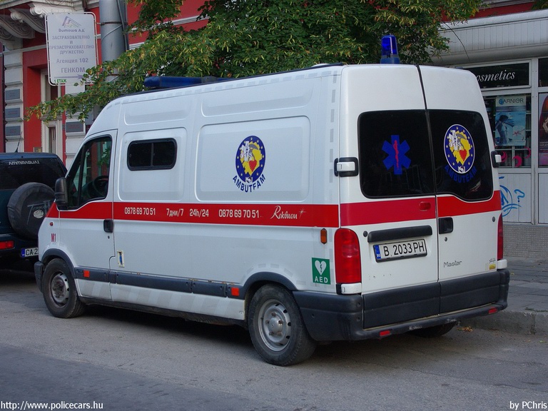 Renault Master, fotó: PChris
Keywords: mentő mentőautó Bulgária bolgár