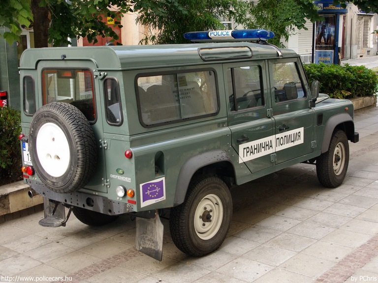 Land Rover Defender, fotó: PChris
Keywords: rendőr rendőrautó rendőrség Bulgária bolgár határőrség