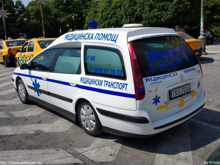 Citroen C5, fotó: PChris
Keywords: mentő mentőautó Bulgária bolgár