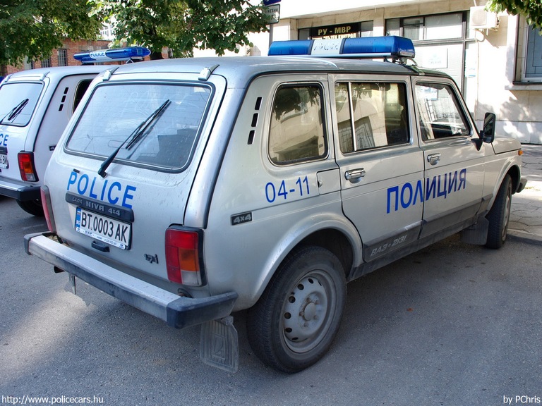 Lada VAZ 2131 Niva 1.7i, fotó: PChris
Keywords: rendőr rendőrautó rendőrség Bulgária bolgár