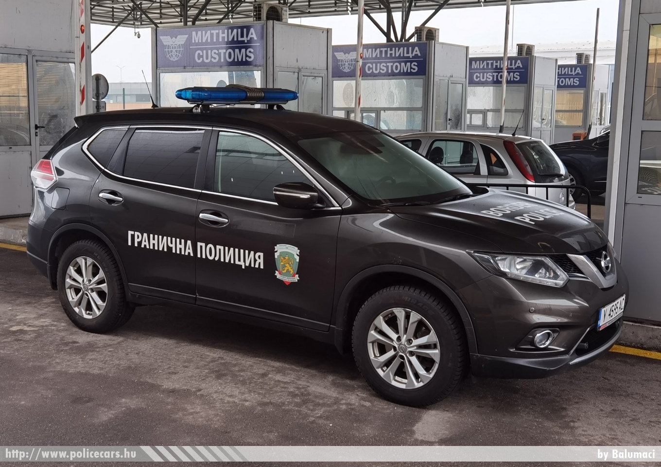 Nissan X-Trail, határõrség, fotó: Balumaci
Keywords: bolgár Bulgária police policecar rendőr rendőrautó rendőrség Bulgarian
