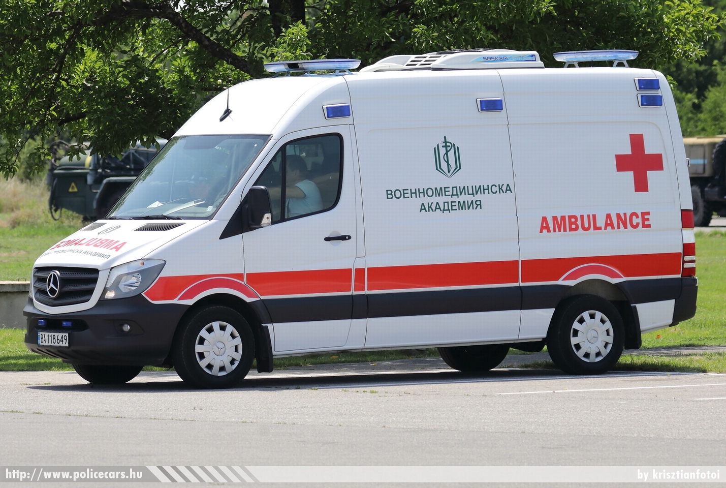 Mercedes Sprinter II facelift, fotó: krisztianfotoi
Keywords: bolgár Bulgária mentő mentőautó katonai bulgarian military ambulance