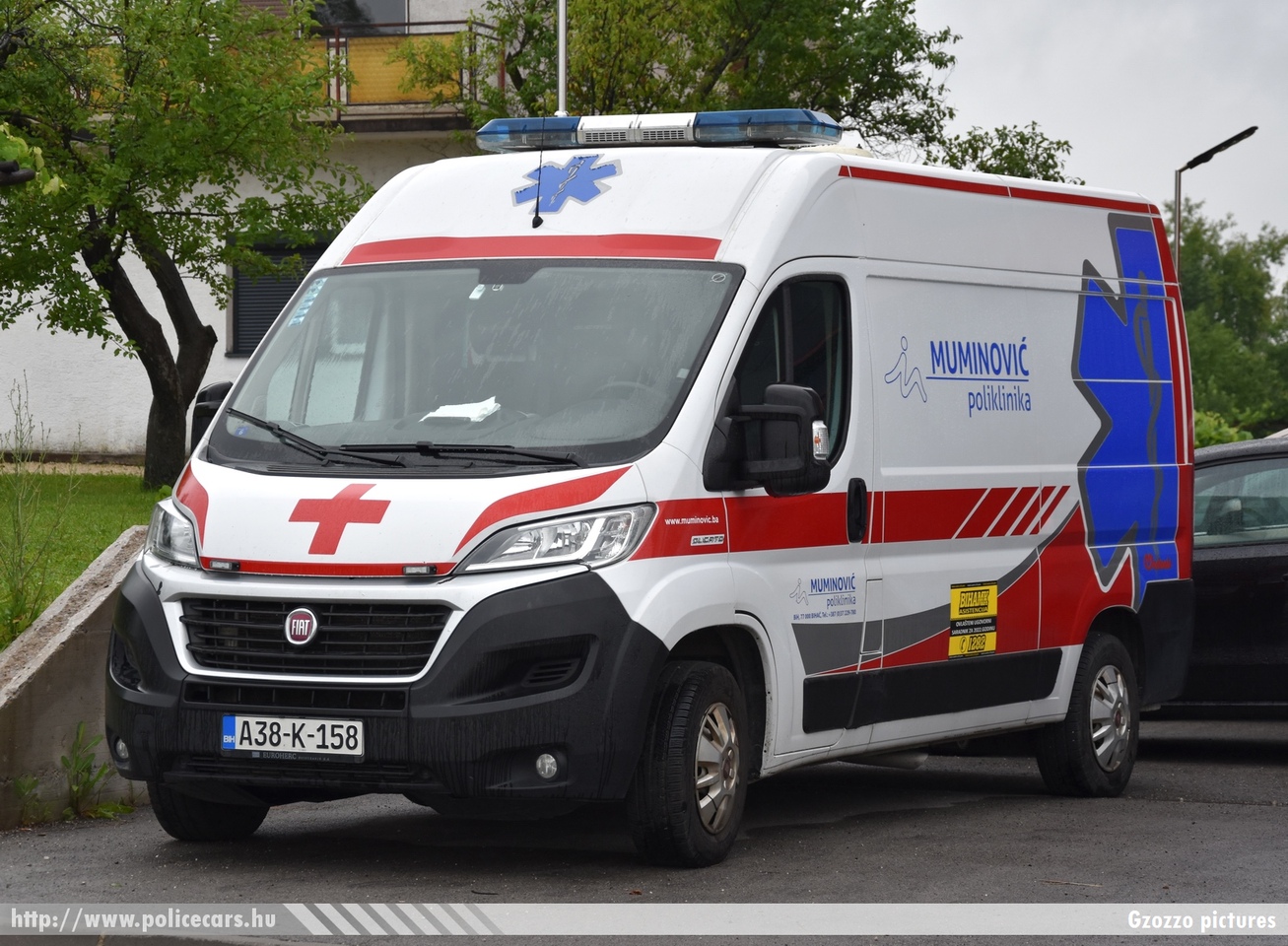 Fiat Ducato, Poliklinika Muminović, Cazin, Gzozzo pictures
Keywords: Bosznia-Hercegovina mentő mentőautó bosnia bosnia-herzegovina ambulance bosnyák