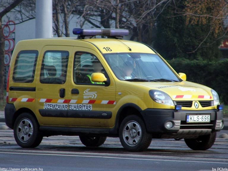 Renault Kangoo, Budapesti Közlekedési Vállalat Zrt., fotó: PChris
Keywords: BKV KLS-696