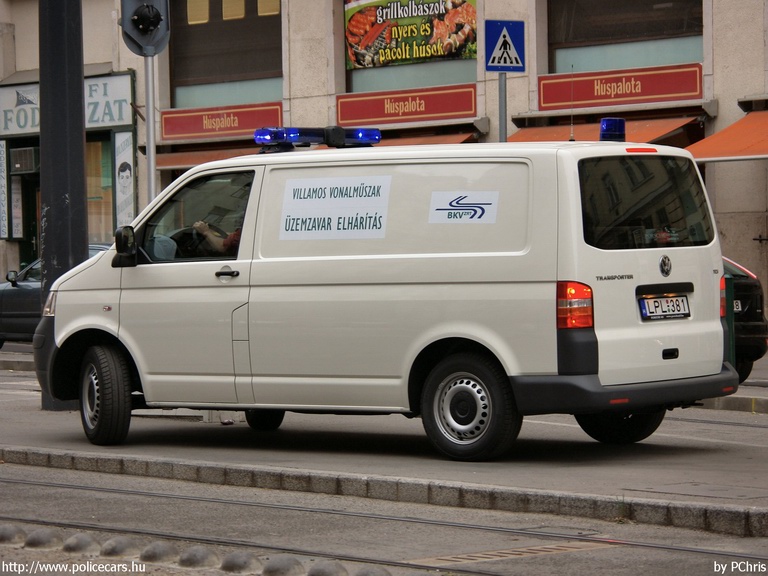 Volkswagen Transporter T5, Budapesti Közlekedési Vállalat Zrt., fotó: PChris 
Keywords: BKV LPL-381