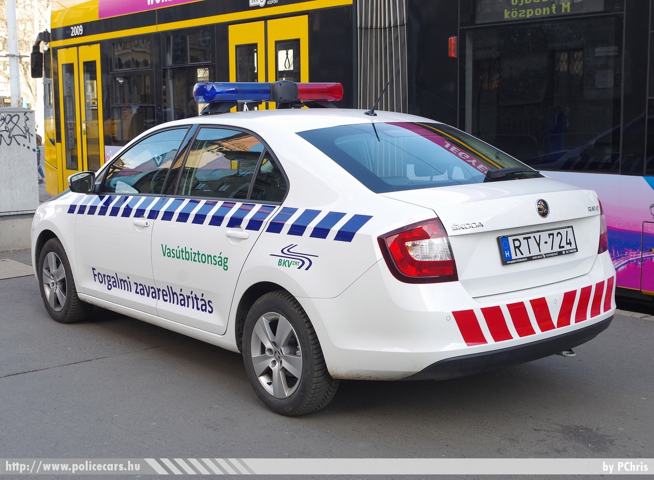 Skoda Rapid, Budapesti Közlekedési Vállalat Zrt., fotó: PChris
Keywords: BKV RTY-724