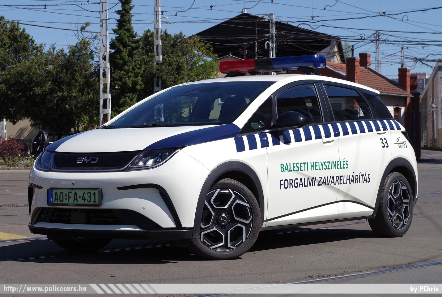 BYD Dolphin, Budapesti Közlekedési Zrt., Baleseti helyszínelés, fotó: PChris
Keywords: BKV AOFA-431