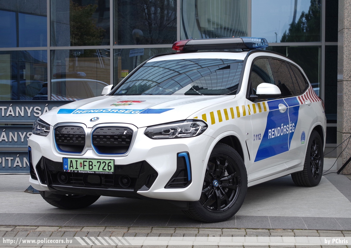 BMW iX3, fotó: PChris
Keywords: magyar Magyarország rendőr rendőrautó rendőrség Hungary hungarian police policecar AIFB-726