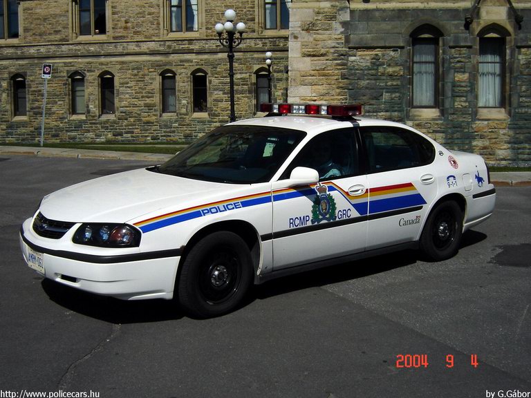 Chevrolet Impala, fotó: G.Gábor 
Keywords: kanadai Kanada Canada canadian policecar police rendőr rendőrautó rendőrség