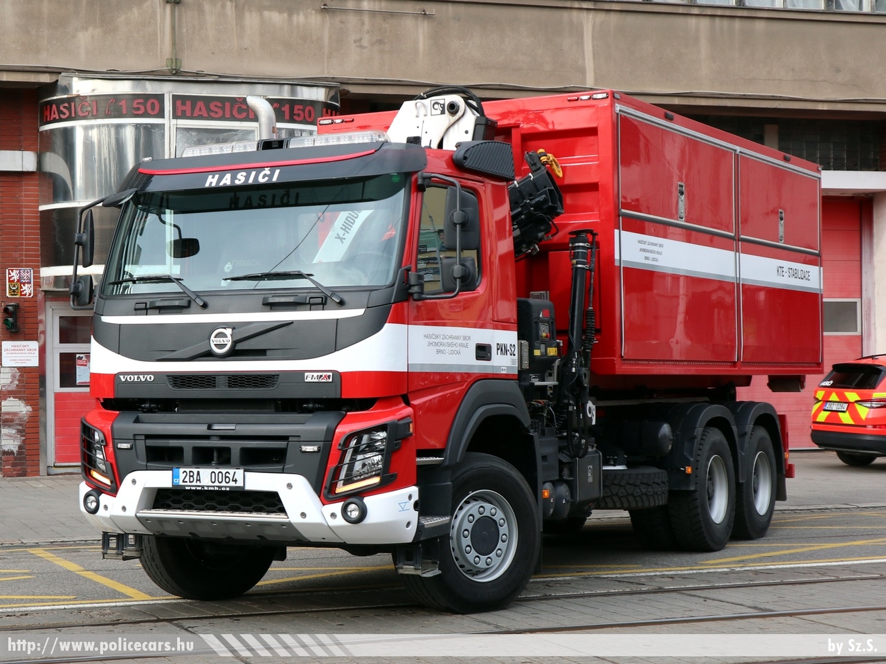 Volvo FMX PKN-S2, Hasičský záchranný sbor Jihomoravského kraje, Brno Lidicka, fotó: Sz.S. 
Keywords: cseh Csehország czech fire firetruck tűzoltó tűzoltóautó tűzoltóság