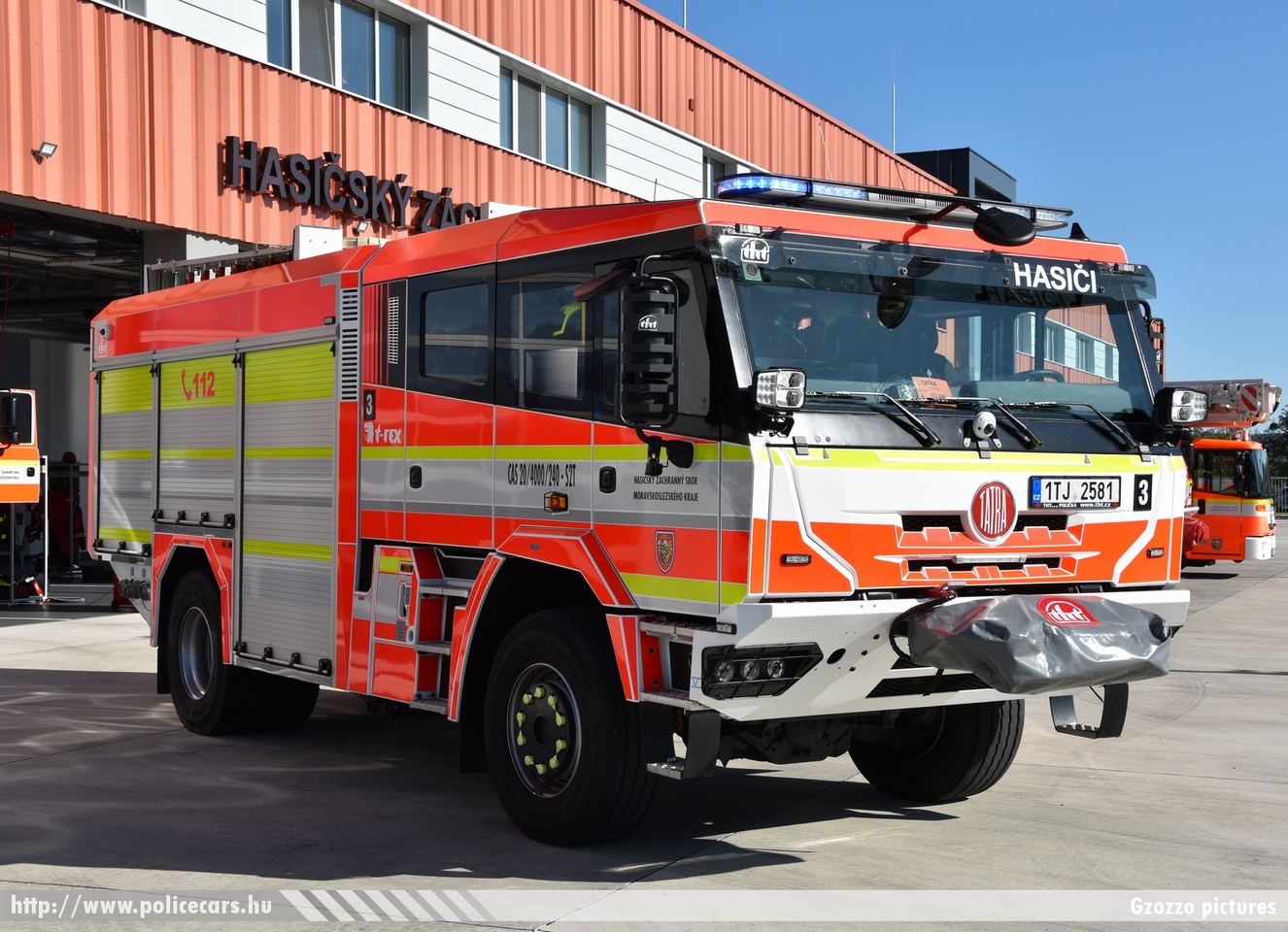 Tatra Force CAS 20/4000/240 -S2T THT Policka T-Rex, Hasičský záchranný sbor Moravskoslezského kraje, Koprivnice, fotó: Gzozzo pictures
Keywords: cseh Csehország czech fire firetruck tűzoltó tűzoltóautó tűzoltóság