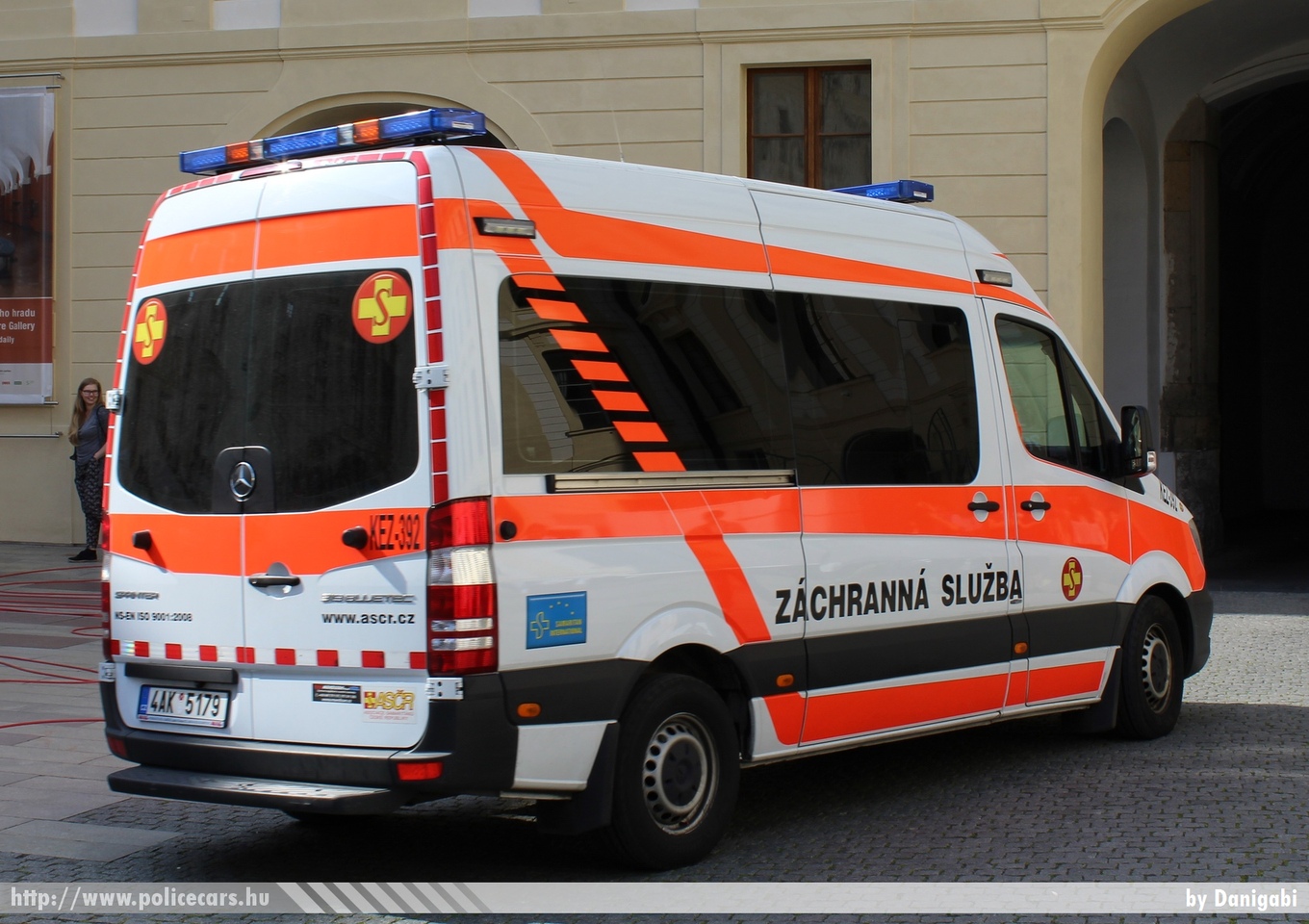 Mercedes Sprinter II, fotó: Danigabi 
Keywords: cseh Csehország mentő mentőautó