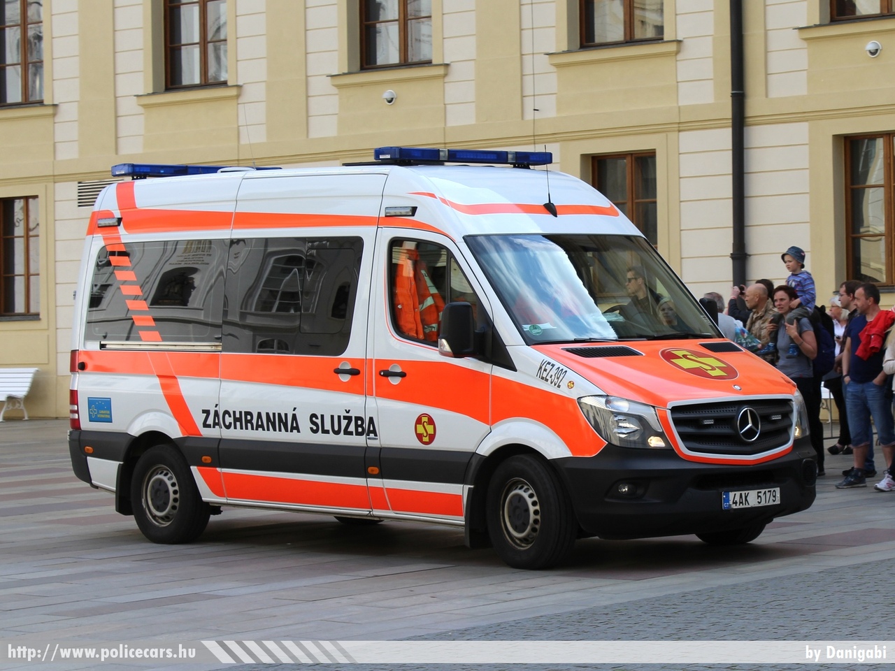 Mercedes Sprinter II, fotó: Danigabi 
Keywords: cseh Csehország mentő mentőautó