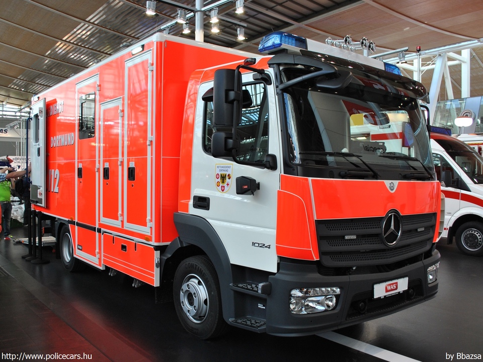 Mercedes Atego 1024 WAS, Dortmund, fotó: Bbazsa
Keywords: ambulance német Németország mentő mentőautó Germany german 