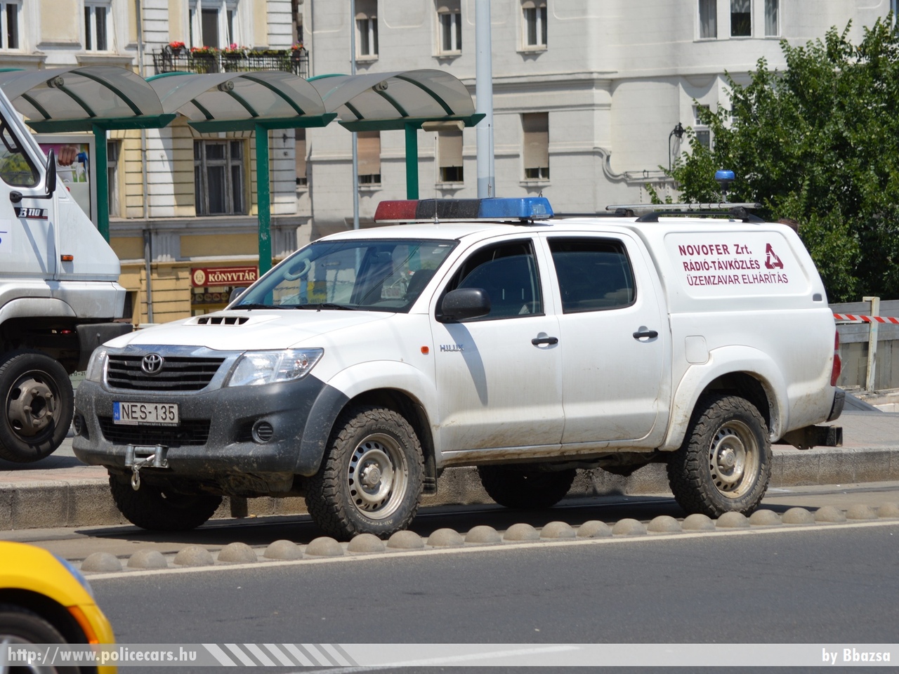 Toyota Hilux, NOVOFER Távközlési Innovációs Zrt., fotó: Bbazsa
Keywords: magyar Magyarország NES-135