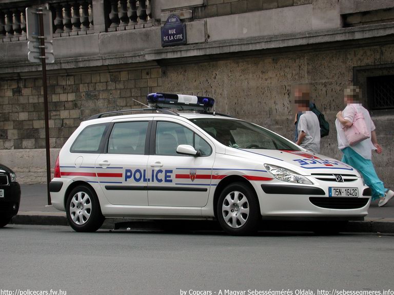 Peugeot 307, fotó: Copcars
Keywords: rendőr rendőrautó rendőrség Franciaország francia
