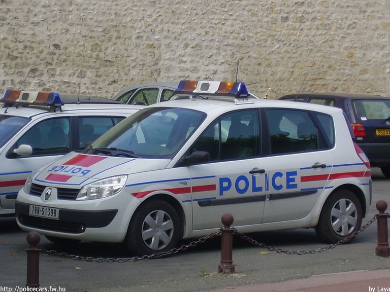Renault Scenic, fotó: Laya
Keywords: rendőr rendőrautó rendőrség Franciaország francia