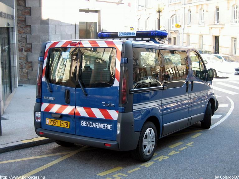 Renault Trafic, fotó: Colargol87
Keywords: rendőr rendőrautó rendőrség Franciaország francia Gendarmerie csendőrség
