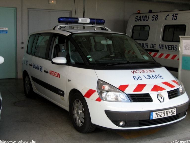 Renault Espace, fotó: Colargol87
Keywords: mentő mentőautó Franciaország francia