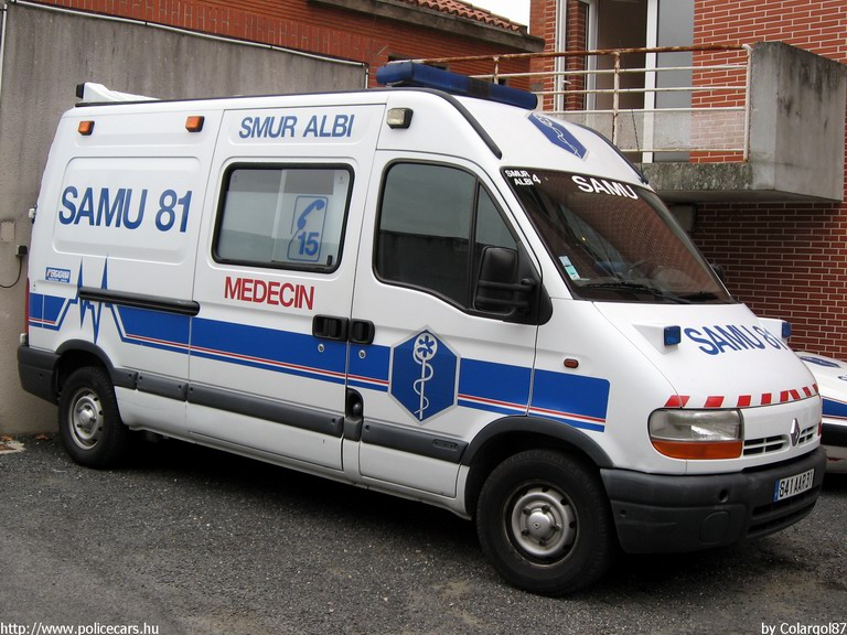 Renault Master, fotó: Colargol87
Keywords: mentő mentőautó Franciaország francia