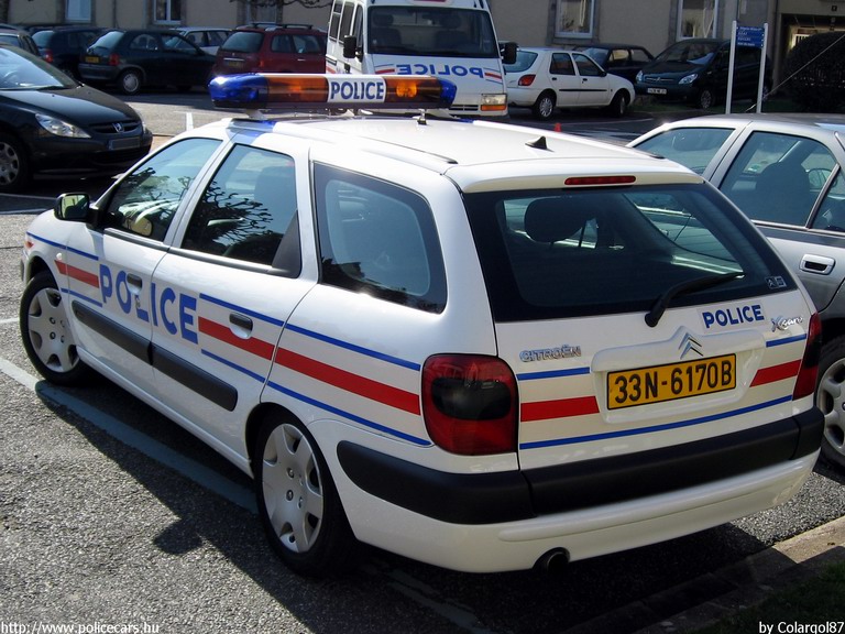 Citroen Xsara, fotó: Colargol87
Keywords: rendőr rendőrautó rendőrség Franciaország francia