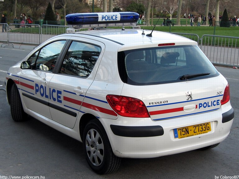 Peugeot 307, fotó: Colargol87
Keywords: rendőr rendőrautó rendőrség Franciaország francia