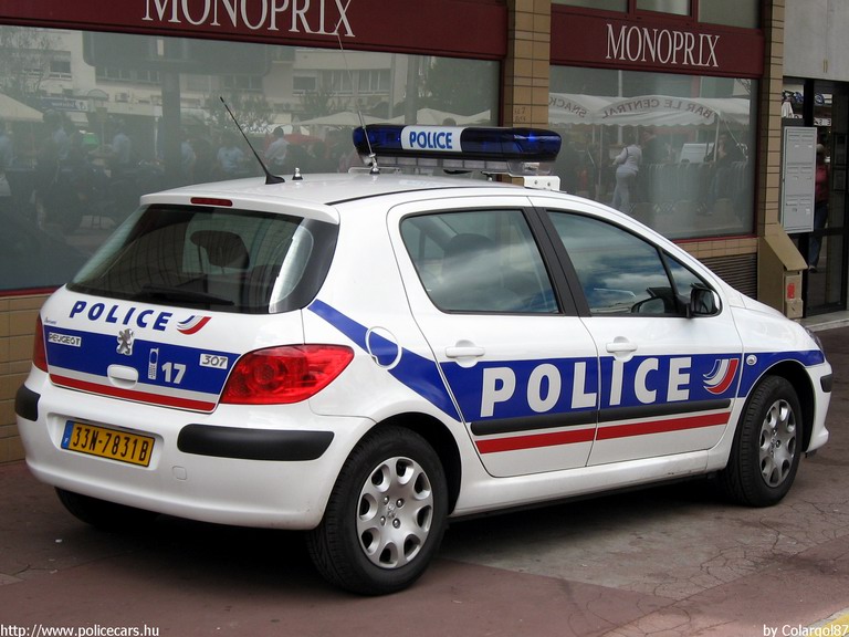 Peugeot 307, fotó: Colargol87
Keywords: rendőr rendőrautó rendőrség Franciaország francia
