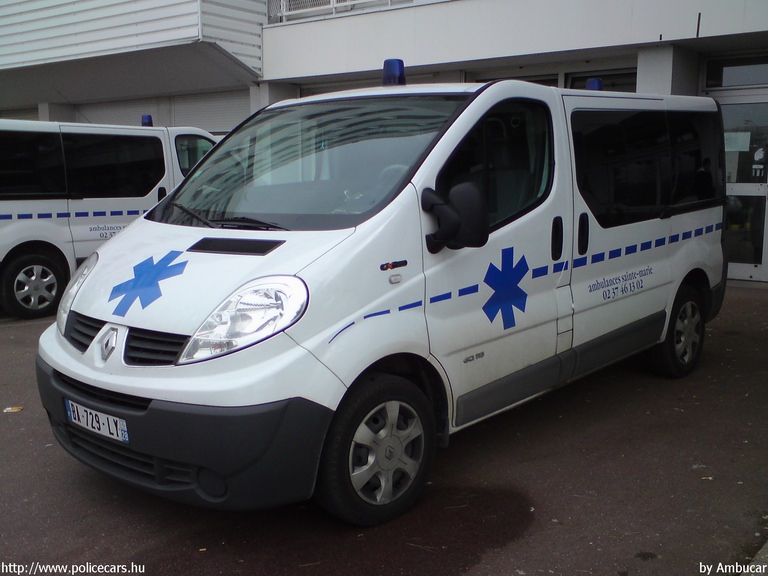 Renault Trafic, fotó: Ambucar
Keywords: mentő mentőautó francia Franciaország