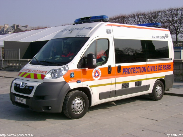 Peugeot Boxer, fotó: Ambucar
Keywords: polgári védelem francia Franciaország
