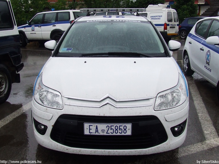 Citroen C4, fotó: SilverSisko
Keywords: rendőr rendőrautó rendőrség görög Görögország