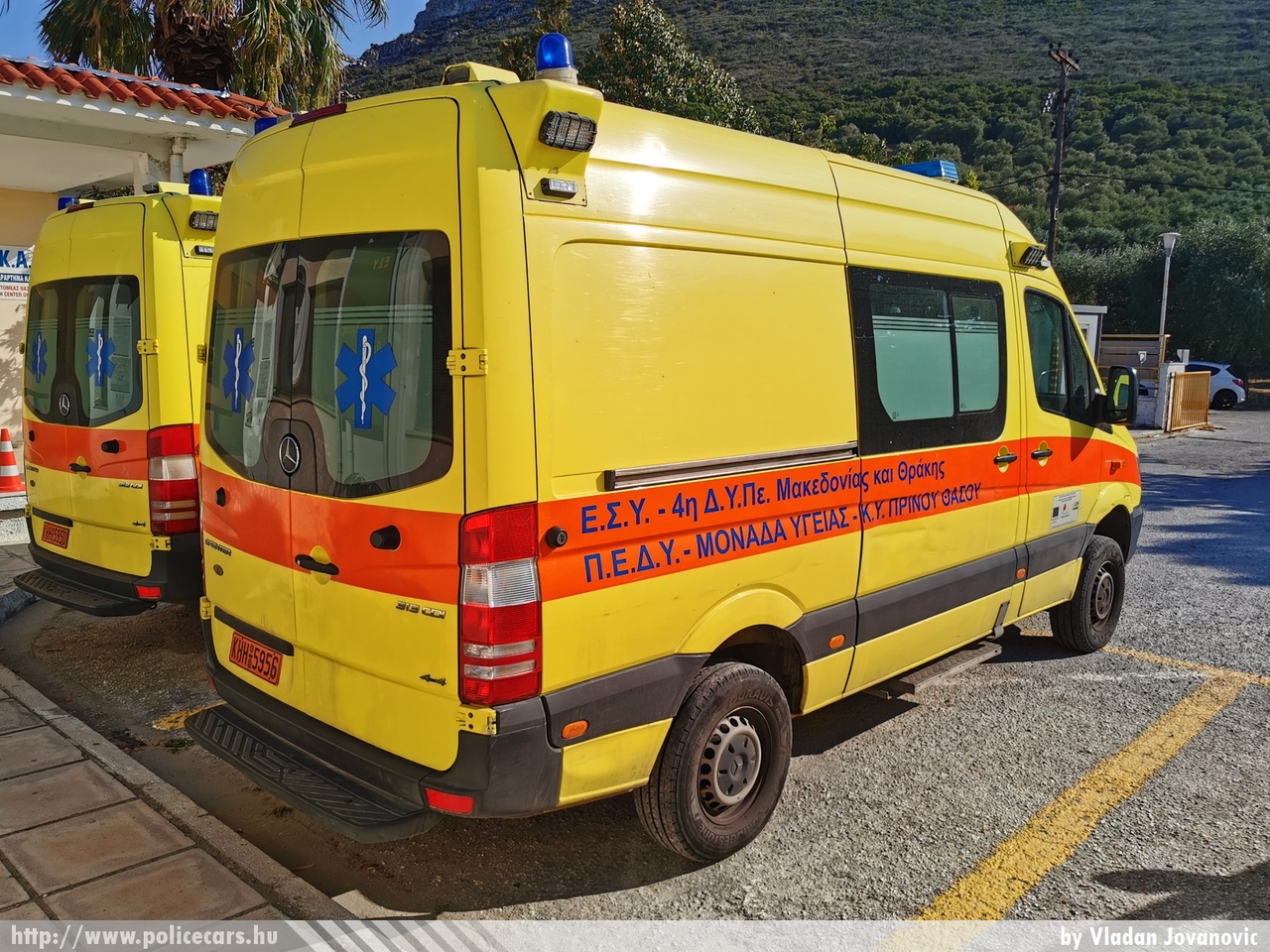 Mercedes Sprinter II facelift, Thassos, fotó: Vladan Jovanovic
Keywords: görög Görögország mentő mentőautó Greece greek ambulance