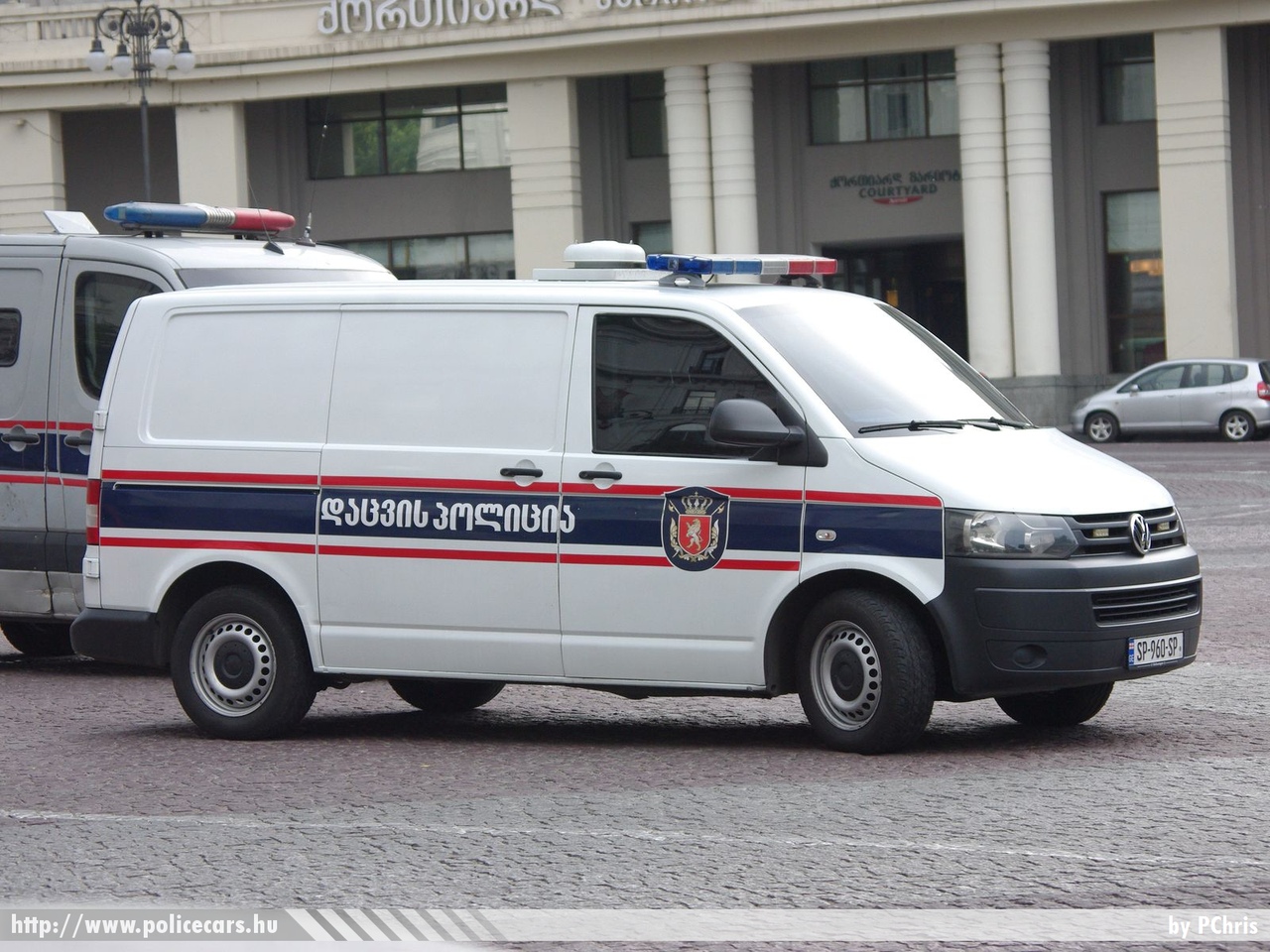 Volkswagen Transporter T5, fotó: PChris 
Keywords: grúz Grúzia Georgia georgian rendőr rendőrautó rendőrség police policecar