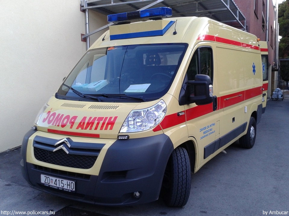 Citroen Jumper, fotó: Ambucar
Keywords: horvát Horvátország mentő mentőautó