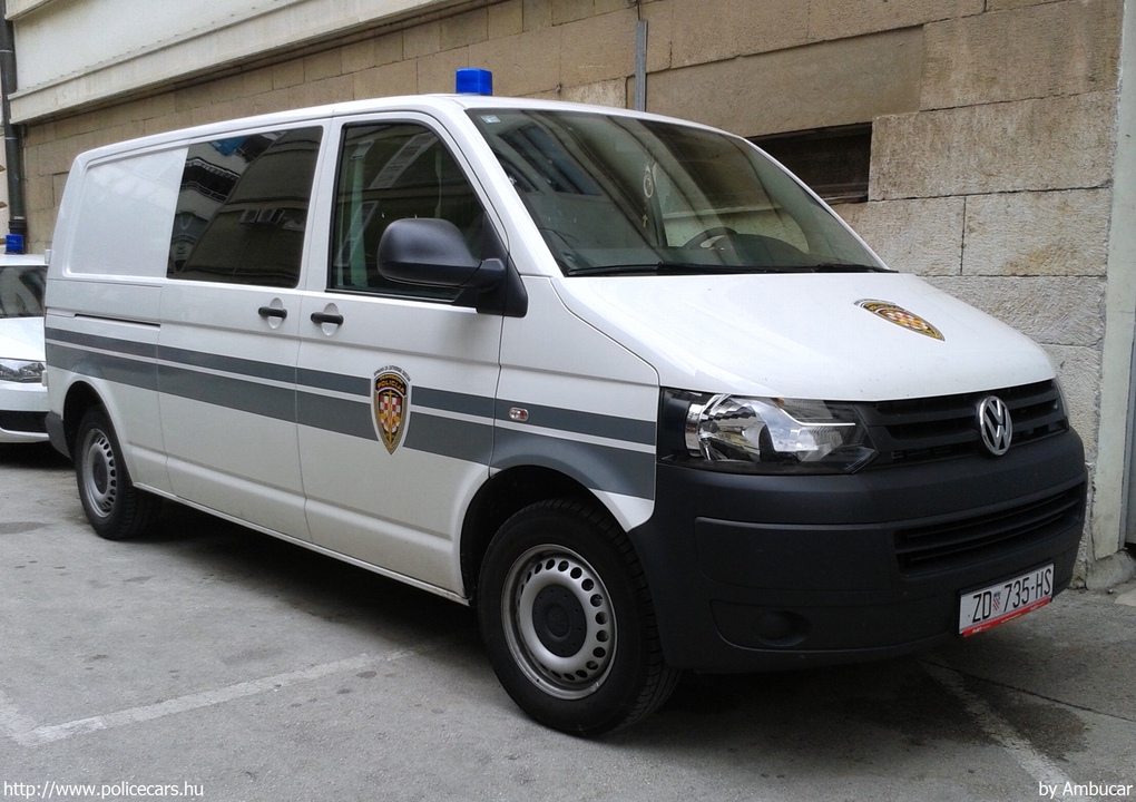 Volkswagen Transporter T5 facelift, fotó: Ambucar
Keywords: horvát Horvátország rendőr rendőrautó rendőrség BV policecar police Croatia croatian