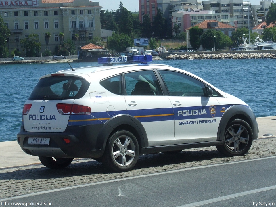 Seat Altea Freetrack 2.0 TDI, fotó: Sztyopa
Keywords: rendőr rendőrautó rendőrség horvát Horvátország policecar police Croatia croatian