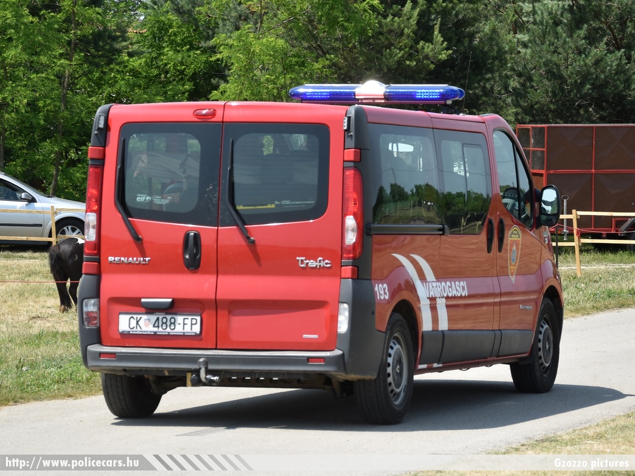 Renault Trafic, fotó: Gzozzo pictures 
Keywords: Horvátország tûzoltóság tûzoltóautó horvát Croatia croatian firefighter firetruck fire