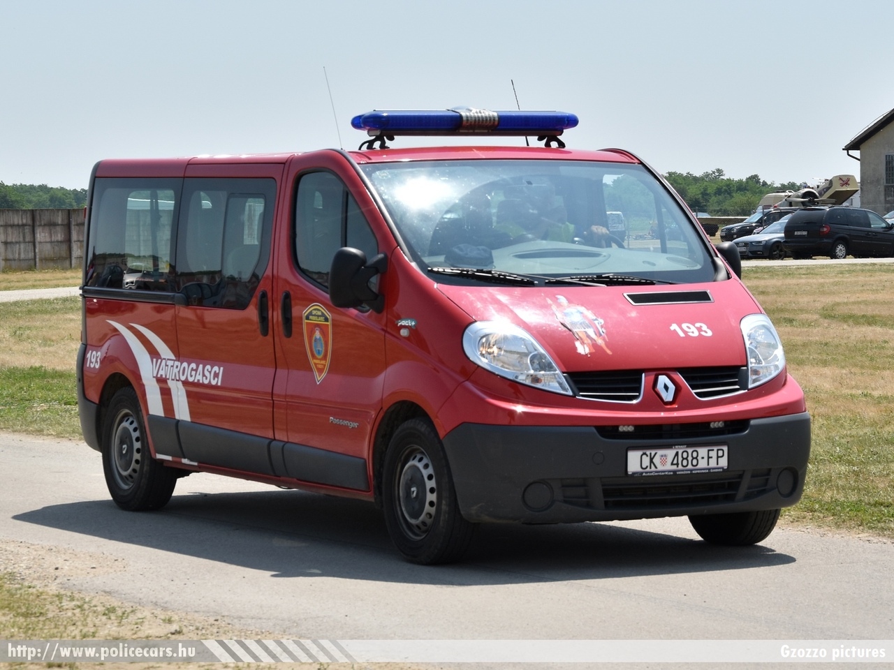 Renault Trafic, fotó: Gzozzo pictures 
Keywords: Horvátország tûzoltóság tûzoltóautó horvát Croatia croatian firefighter firetruck fire