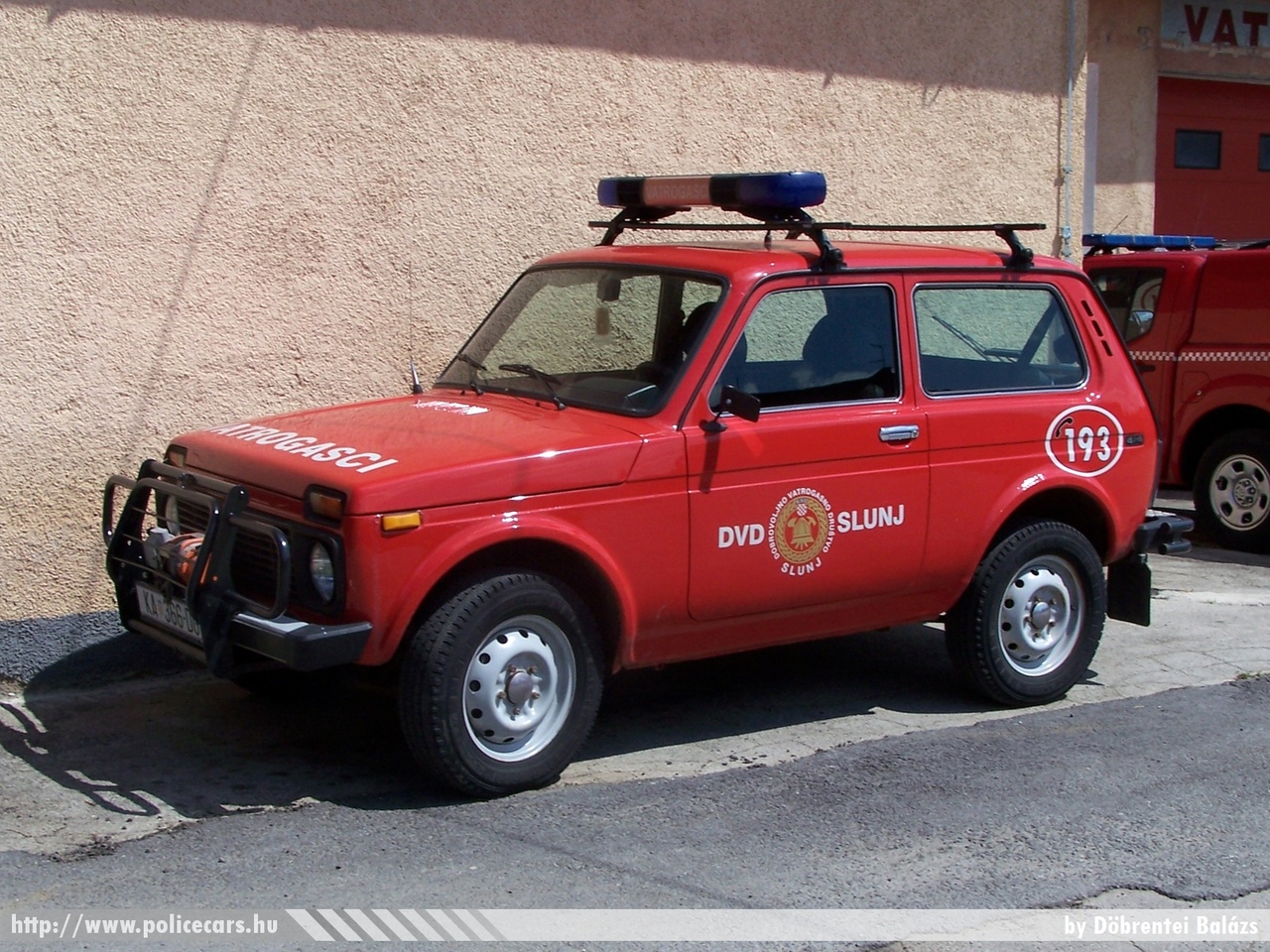 Lada Niva, fotó: Döbrentei Balázs 
Keywords: horvát Horvátország tûzoltóság tûzoltóautó Croatia croatian firefighter firetruck fire