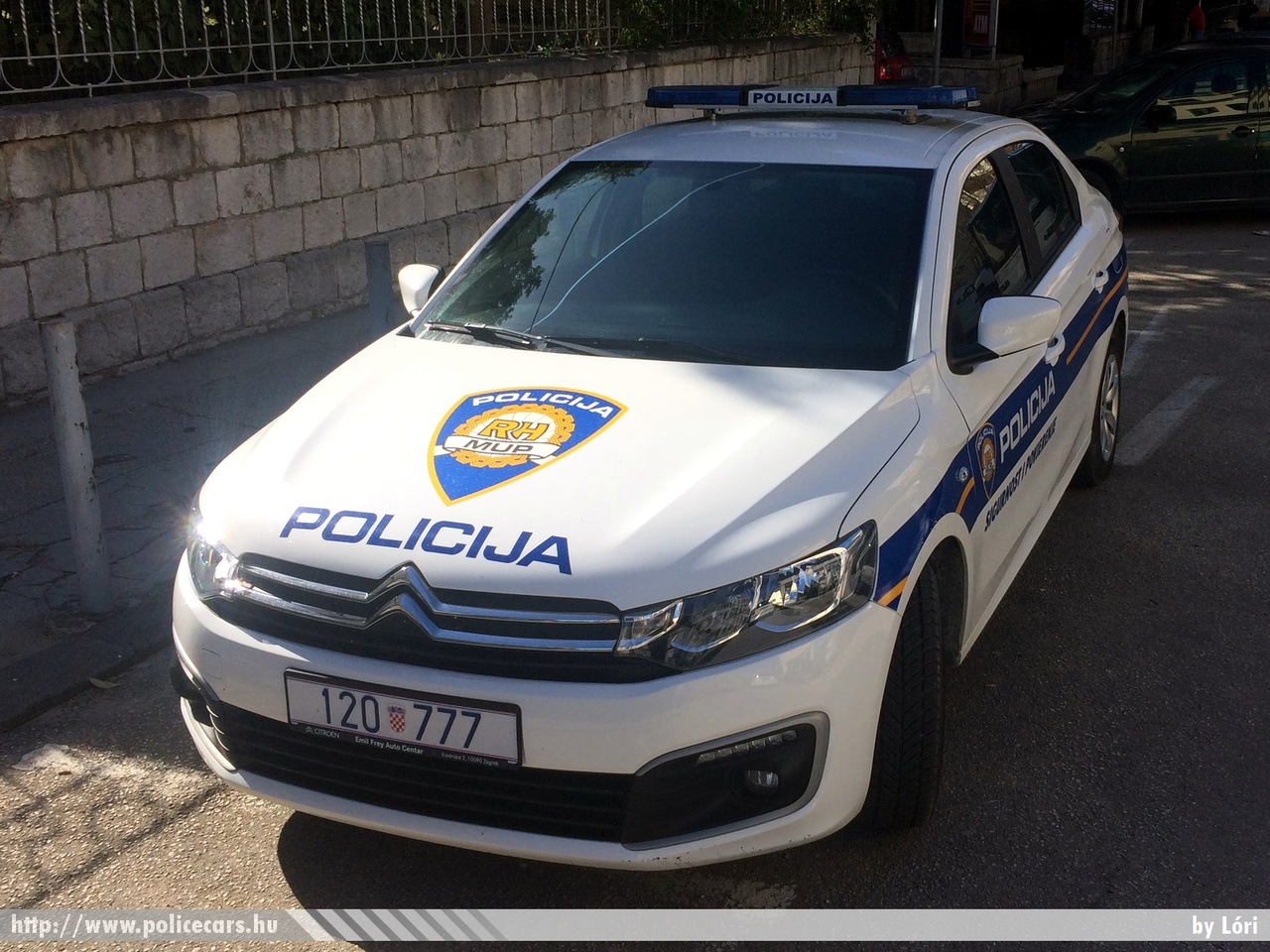 Citroen C-Elysée, fotó: Lóri
Keywords: croatian rendőr rendőrautó rendőrség horvát Horvátország policecar police Croatia